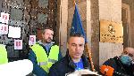 София – Протест на пожарникари в столицата