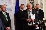 Георги Гьоков и представители на коалиционните партньори обявиха повишаване на социалните пенсии