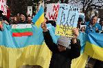 Протест в подкрепа на Украйна събра стотици във Варна