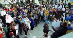 И в Бургас протестираха в защита на Украйна