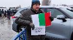 Румънска граница при Исакча - Бежанци от Украйна
