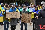 София - Отбелязване на Трети март - Митинг за Украйна пред Президенството