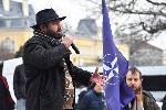 София - Отбелязване на Трети март - Митинг за Украйна пред Президенството