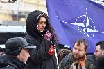 София - Отбелязване на Трети март - Митинг за Украйна пред Президенството