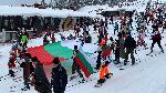 Спуснаха гигантско българско знаме по ски пистата в Пампорово за Трети март