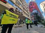 София - акция на Greenpeace в Министерство на енергетиката
