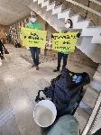 София - акция на Greenpeace в Министерство на енергетиката