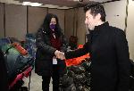 Варна - Кирил Петков в бежанския център