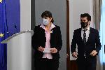София - Министерски съвет - Кирил Петков и Лаура Кьовеши