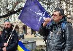 София - Протест 'България в НАТО' пред президентството