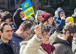 София - Протест 'България в НАТО' пред президентството