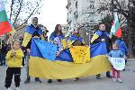 София - шествие за мир в подкрепа на Украйна