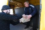 Румъния - граничен пункт Исакча - Орловка - помощи за Украйна от Долни Чифлик, варненско