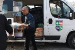 Румъния - граничен пункт Исакча - Орловка - помощи за Украйна от Долни Чифлик, варненско
