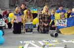 Бургас - протест в подкрепа на Украйна