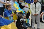 Бургас - протест в подкрепа на Украйна