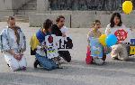 Бургас - протест в подкрепа на Украйна