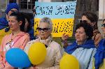 Бургас - протест в подкрепа на Украйна