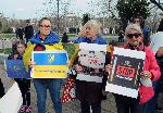 Бургас - протест в подкрепа на Украйна