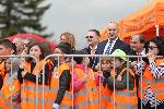 Президентът присъства на обучение на ученици за реагиране при бедствия и аварии