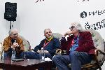 Изкуствоведът Красимир Илиев представи монографията си „Ясен Гюзелев” в присъствието на художника