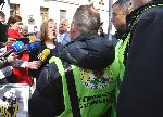Министърът на правосъдието се срещна с протестиращите пред финансовото министерство