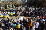 Бургас - Протест в подкрепа на Украйна