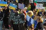 Бургас - Протест в подкрепа на Украйна