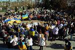 Бургас - Протест в подкрепа на Украйна