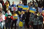 Бургас - Протест в подкрепа на Украйна