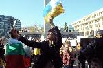 Бургас - Протест в подкрепа на Украйна