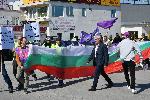 Русе - Протест на пътностроителни фирми - Блокада на Дунав мост