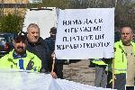 Русе - Протест на пътностроителни фирми - Блокада на Дунав мост