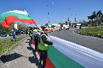 Русе - Протест на пътностроителни фирми - Блокада на Дунав мост