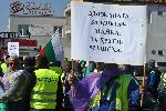 Русе - Протест на пътностроителни фирми - Блокада на Дунав мост