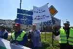 София - протест на пътни строители