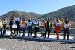 Благоевград - протест на пътни строители