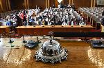 Председателят на Парламента Никола Минчев посреща граждани в Деня на отворени врати