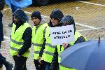 София - протест - пътни строители