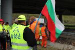 Благоевград - протест - пътни строители