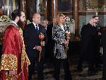 София - Великденска служба пред храм "Свети Александър Невски"