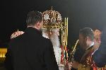 София - Великденска служба пред храм "Свети Александър Невски
