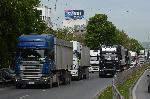 Варна - Протест на превозвачите