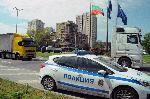 Бургас - протест на превозвачи