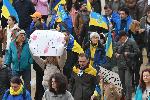 София - Шествие за военна помощ и солидарност с Украйна