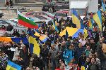 София - Шествие за военна помощ и солидарност с Украйна
