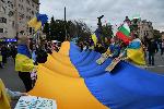 Шествието в подкрепа на Украйна блокира Орлов мост