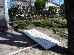 Потрошиха табелата на капитан Георги Георгиев във Варна