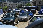 Протестиращи от синдикат "Защита" с автошествие по столичните улици
