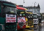 Варна - Протест на превозвачите.